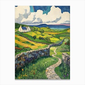 Rolling Hills Of Ireland 8 Canvas Print