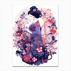 Geisha 1 Canvas Print