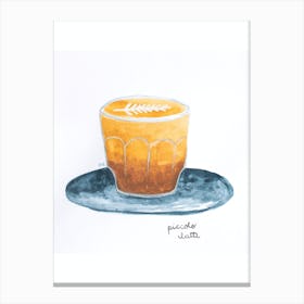 Piccolo Latte Canvas Print