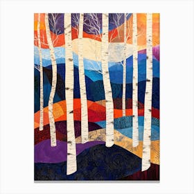 Birch Trees 9 Canvas Print