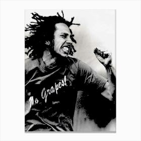 Zack de la Rocha Rage Against The Machine 6 Canvas Print