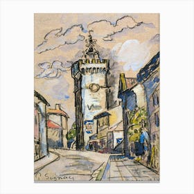 The Bell Tower In Viviers, Paul Signac Canvas Print