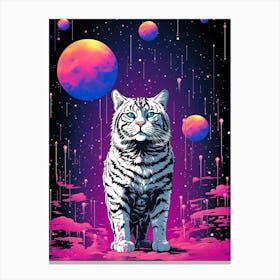 Cat In Space Canvas Print