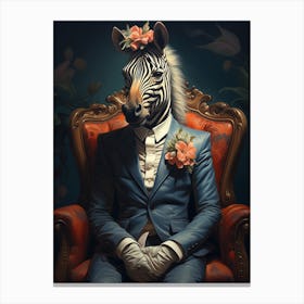 Zebra 5 Canvas Print