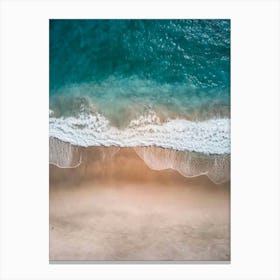 Aerial View Of A Beach 1 Canvas Print