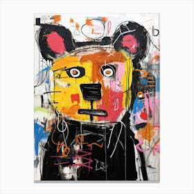 Street bear 1 Canvas Print