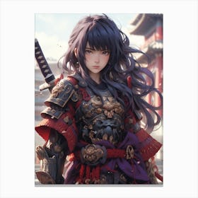 Samurai Girl 10 Canvas Print