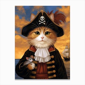 Pirate Cat 7 Canvas Print