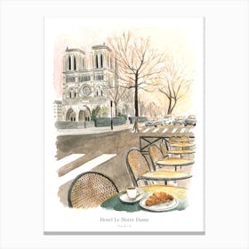 Notre Dame Paris France Canvas Print