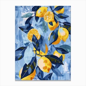 Lemons On A Branch 14 Canvas Print