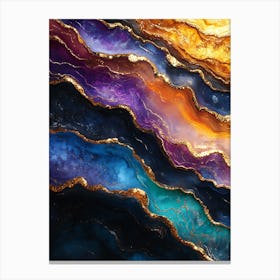 Stunning Whimsical Marble 11 Canvas Print