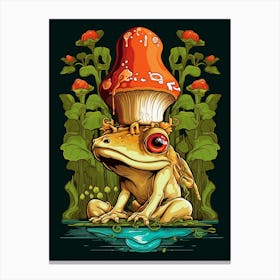 Red Eyed Tree Frog Storybook 5 Canvas Print