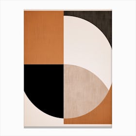 'Circle' Mid Century Canvas Print