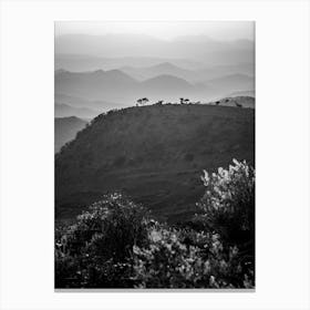 Layers Of Mountains In Ethiopia Canvas Print