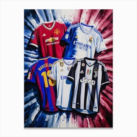 Soccer Jerseys 7 Canvas Print