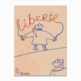 Freedom- Liberte Canvas Print