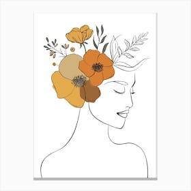 Flower Head 2 Canvas Print