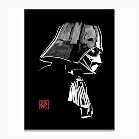 Darth Vader Profile Canvas Print