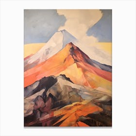 Pikes Peak Usa 3 Mountain Painting Canvas Print