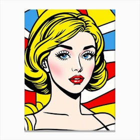 Electric Eyes: The Power of Pop Art in Every Gaze Pop Painting Canvas Print