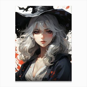 White Haired Witch Canvas Print