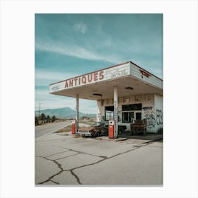 Antique Gas Station Canvas Print