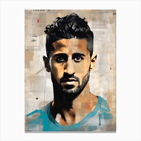 Riyad Mahrez (3) Canvas Print