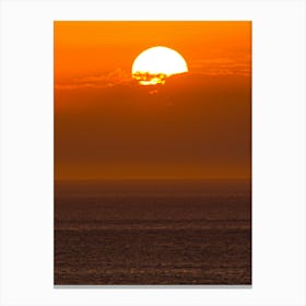 Sunset Over The Ocean 77 Canvas Print