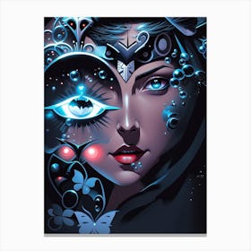 Pseudo Eye Of The Wolf Canvas Print