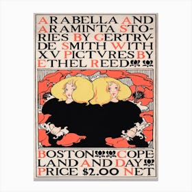 Arabella And Araminta Stories, Ethel Reed Canvas Print