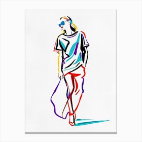 Fashion Illustration Canvas Print