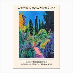 Walthamstow Wetlands London Parks Garden 4 Canvas Print