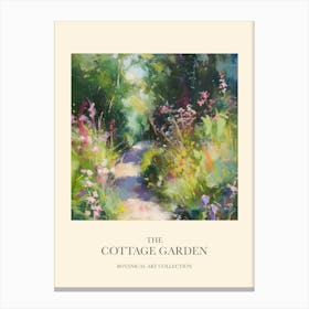 Cottage Garden Poster Wild Garden 8 Canvas Print