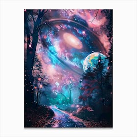 Galaxy In The Sky Canvas Print