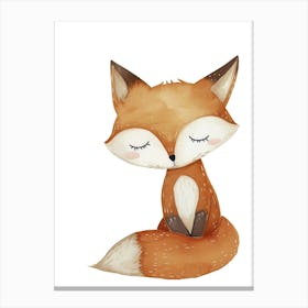 Cute Fox 1 Canvas Print