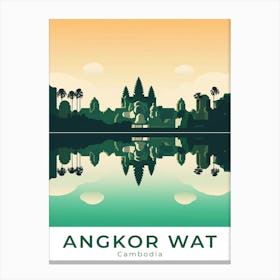 Cambodia Angkor Wat Travel Canvas Print