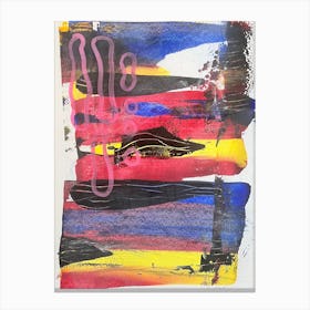 Acrylic abstract 1 Canvas Print