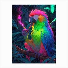 Colorful Parrot 23 Canvas Print