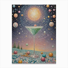 Space Martini Leinwandbild