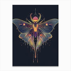 Moth illustration 1 Canvas Print