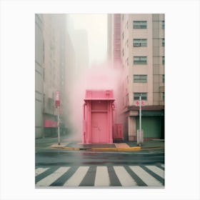 Pink Smoke Canvas Print