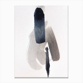Aquarelle Meets Pencil Strokes Canvas Print