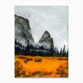 Yosemite California In Autumn Landscape Canvas Print