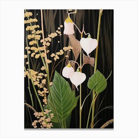 Flower Illustration Lily Of The Valley 2 Canvas Print