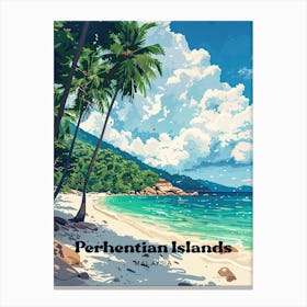 Perhentian Islands Malaysia Travel Art Canvas Print