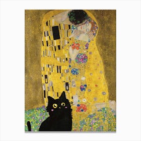 Kiss Of The Cat Canvas Print