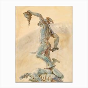 Sketch Of Cellini S Perseus, John Singer Sargent Canvas Print