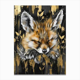 Fox Art 1 Canvas Print