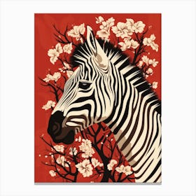 Zebra 9 Canvas Print