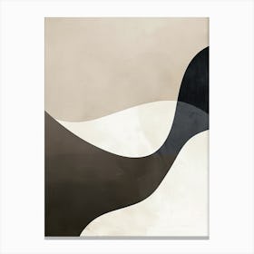 Abstract Hush Minimalist Style Canvas Print